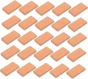 ORFOFE 50pcs Miniature Garden Bricks Compact Mini Bricks Set for DIY Miniature Landscape Garden Decor