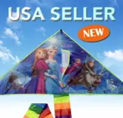 55" Disney Frozen Anna Elsa Kristoff Kite color Outdoor Sport/Line K78