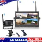 7" Digital Wireless Monitor DVR Reversing Backup Camera Kit For Caravan Truck RV
