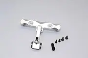 Axial SCX10 Upgrade Parts Aluminium Adjustable Tow Hitch - 1 Set Silver