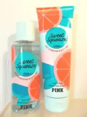 Victoria's Secret PINK Sweet Squeeze Scented Mist Fragrance Mist Lotion 2 pc Set