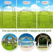 Multi-size Steel Garden Arch Trellises Outdoor Arbor Climbing Support Arch Frame