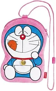 [Maruyoshi] Doraemon neck pouch Doraemon pink