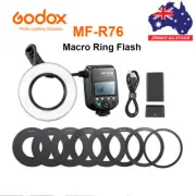 Godox MF-R76 Macro flash Ring Light 5000K RING76 Macro Speedlite Flash
