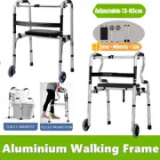 Ultra lightweight rollator mobility walker 2 wheeled walking aid frame with seat