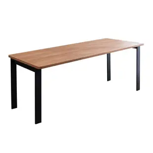 Birdie-工業風6.7尺鋁合金長桌/餐桌/會議桌/工作桌-T1型200×80cm-200x80x74cm