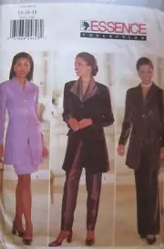 4741 Vintage Butterick SEWING Pattern Miss Jacket Skirt Pants UNCUT Essence NEW