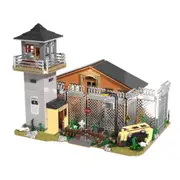 2288pcs The Walking Dead Apocalypse Prison Building Block Creative Design WGC