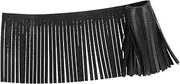 jojofuny 1 Sheet Fringe Trim for Latin Dance Skirts PU Tassel Decoration Soft Breathable Non Fading for Costumes Parties and Dance Wear Chic Design for Womens Outfits