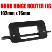 102x76 Door Hinge Router Jig , Door Hinge Cutting Jig For Rotary Tool Aluminium