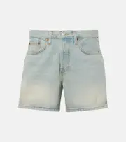 [Re/Done] Re/Done Mid-rise denim shorts 28 blue
