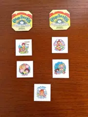 Vintage 1980s Cabbage Patch Kids Scented Stickers Unstuck New