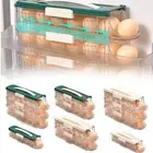 Egg storage box, Egg Holder household kitchen refrigerator rack W1V3 J7I7