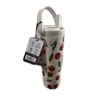 HYDRAPEAK Flow 32oz Insulated Bottle Artisan Collection Cherries And Butterflies