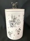 NEW Disney Mickey Mouse & Friends Minnie Goofy Holiday Cookie Jar Canister w/Lid