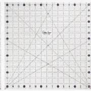 QuiltMaster Acrylic Non-Slip Ruler: Perfect for Quilting, Patchwork & Sewing wit