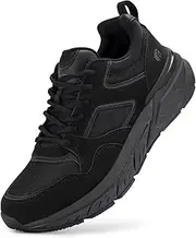 [FitVille] Men's Wide Running Shoes Extra Wide Trainers, Slip-Resistant Walking Shoes with Arch Support for Flat Feet Plantar Fasciitis Heel Pain Relief