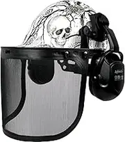 SAFEBUILDER Q20X Forestry Hard Hats 3 in 1 Chainsaw Arborist Helmet with Face Shield & Ear Muffs Hearing Protection Forestry Safety Helmet ANSI Z89.1 OSHA