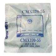 Germanow-Simon Mach (GS) CMX370-55 Watch Crystal 24.2x20.3 NOS Part Flexo Elgin