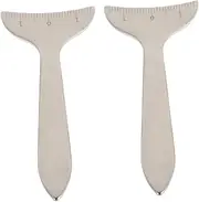 OSOLADY Versatile Eye Contour Inspection Device Eyebrow Line Mark Ruler for Makeup