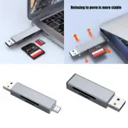 2 In USB Type C Memory Card Reader Adapter for Transfer Laptop
