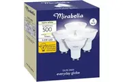 Mirabella Led Gu10 5.5w 500lm Warm White Light Globe 4 Pack