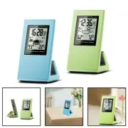 Solar Weather Clock Real time Temperature and Humidity Portable Design