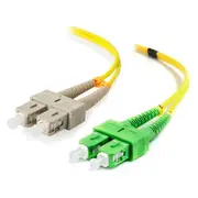 ALOGIC 3m SCA-SC Single Mode Duplex LSZH Fibre Cable 09/125 OS2