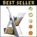 Safe Mandoline Slicer with Adjustable Thickness for Effortless Veggie Prep