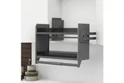 Elite Galley Pull Down 2-Tier Wall Cabinet Unit - for a 900mm Cupboard