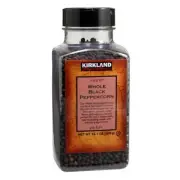 2 x Kirkland Signature Whole Black Peppercorns 399g