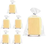Pack of 5 100 x 152 cm Extra Large Plastic Bags Storage Bags, Reusable Moving Bags, Clear Bags Large, Giant Storage Bag for Dustproof, Luggage, Suitcases, Furniture, Office Chairs