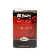 Old Masters 90004 Matte Sheen Low VOC Clear Pure Tung Oil 1 qt. (Pack of 6)