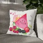 CUSHION COVER PILLOW CASE|WATERCOLOR MIXED FRUITS 1