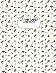 Wasp Graph Paper: Cute Wasp Graph Paper Composition, Grid Paper Notebook, Quad Ruled, 4x4 Quad Rule - 8.5" x 11" Inches