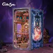 The Eye Of Old God DIY Wooden Book Nook Bookshelf Insert Miniature Dollhouse