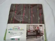 NEW Lambs & Ivy Doodle Doo Window Valance 60x15 Brown Orange Green