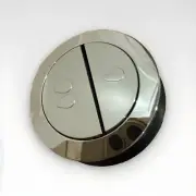 HOROW Dual Flush Toilet Button Replacement Silver For 8733 Series Small Toilets