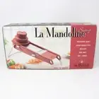 de Buyer Swing La Mandoline NEW Open Box Red Slicer Manual Williams Sonoma
