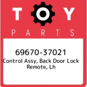 69670-37021 Toyota Control assy, back door lock remote, lh 6967037021, New Genui