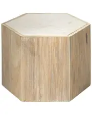 Jamie Young Medium Argan Hexagon Table