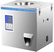 ZCBYBT Particle Filling Machine Stainless Steel Powder Filling Machine Automatic Powder Particle Dispenser, for Flour Beans,100g