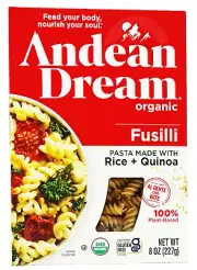 Organic Quinoa Fusilli Pasta 8Oz - 12 Case