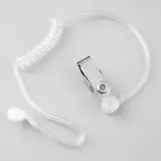 Pin PTT MIC Headset Acoustic Tube In-ear Earpiece For Kenwood TYT Baofeng UV-5R