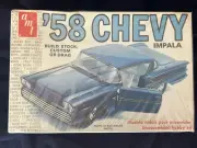 Vintage Rare 1960's AMT '58 Chevy Impala Model Kit T273 - New Open Box