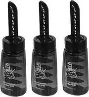 Vaguelly 3Pcs Hair Gel Applicator Bottle with Comb for Men Durable Hair Styling Gel Bottle for Even Application and Convenient Use Lightweight and Portable