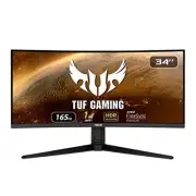 TUF VG34VQL1B 34" WQHD Curved Screen LED Gaming LCD Monitor - 21:9 - Black