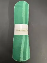 Target Chenille Throw Blanket 50”x 60” w/Fringed Edges - Green- NEW