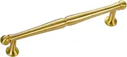 Gold Brass Knobs Door Handle Cabinet Drawer Pull,Solid T Bar Handle Cabinet Cabinet Knob Cabinet Bow Pull Drawer Handles Pull Cabinet Knob Handle Wardrobe Handle(Hole Distance:128mm) (Color : Copper