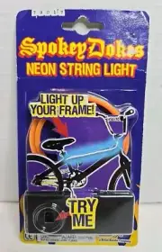 Vintage Spokey Dokes Neon String Light Maui Toys